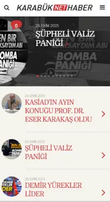 Karabük Net Haber android App screenshot 2